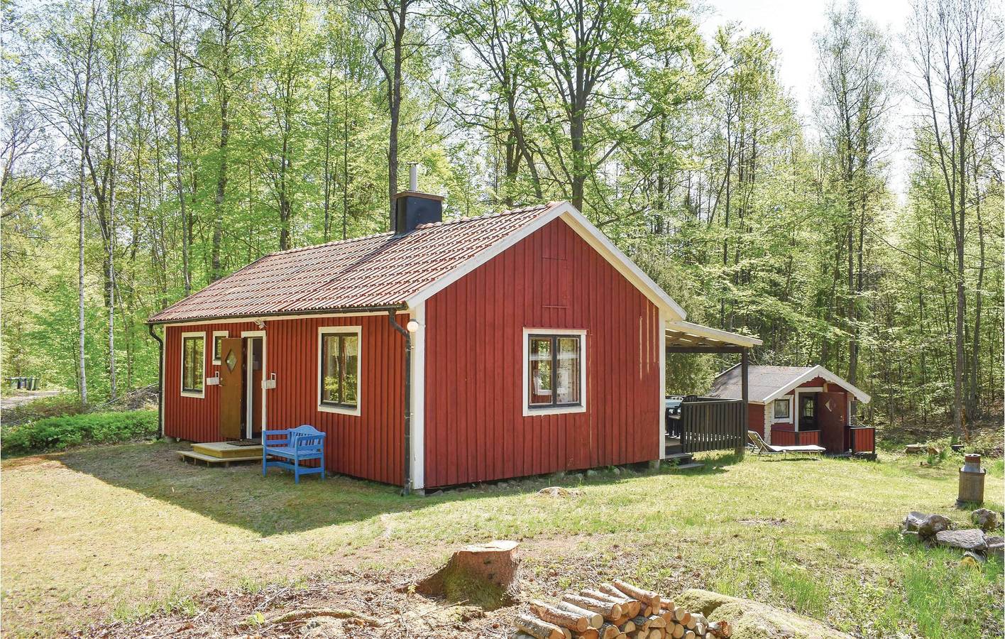 Ferienhaus für 6 Personen mit Terrasse in Karlshamns und Umgebung
