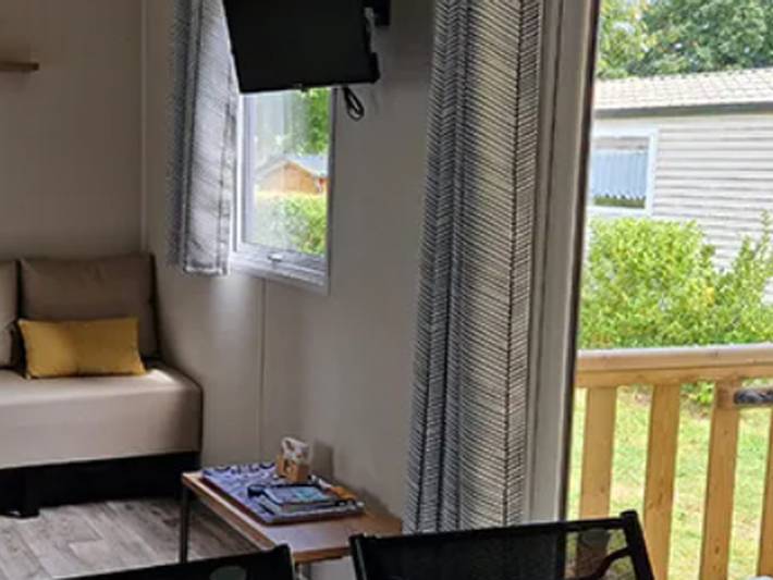 Mobil home pour 4 personnes, avec terrasse, animaux acceptés à Pordic - 3