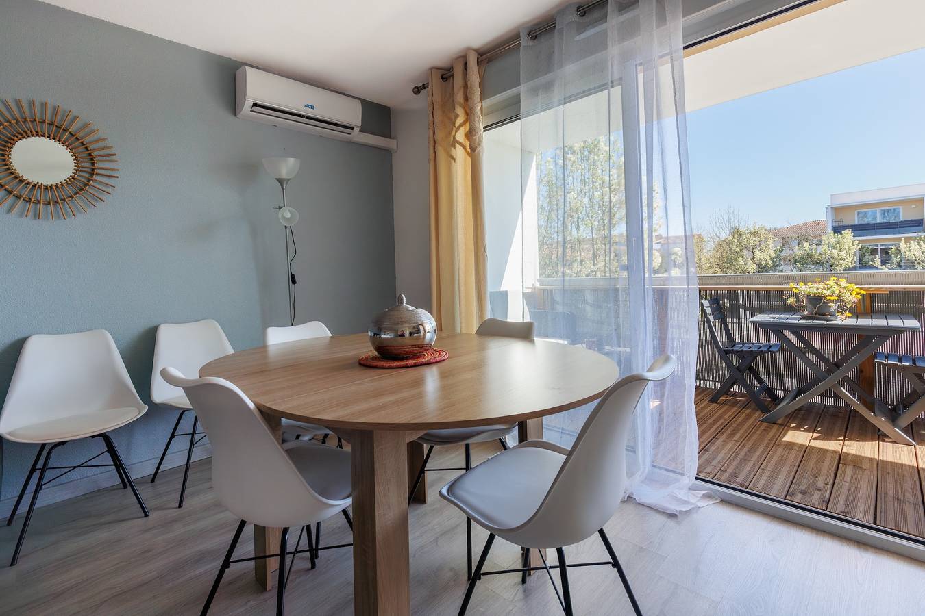 Apartamento entero, Apartamento 'Les Balcons du Soleil Cerca de Termas' con terraza privada, Wi-Fi y aire acondicionado in Saint-Paul-lès-Dax, Region de Dax