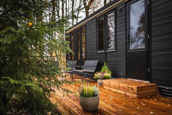 Domek letniskowy dla 4 osób, z ogród i sauna oraz widok, zwierzęta dozwolone w Finlandia Północna