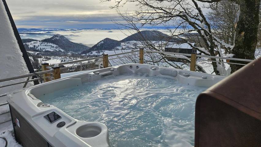 Chalet pour 8 personnes, avec jardin et vue, animaux acceptés