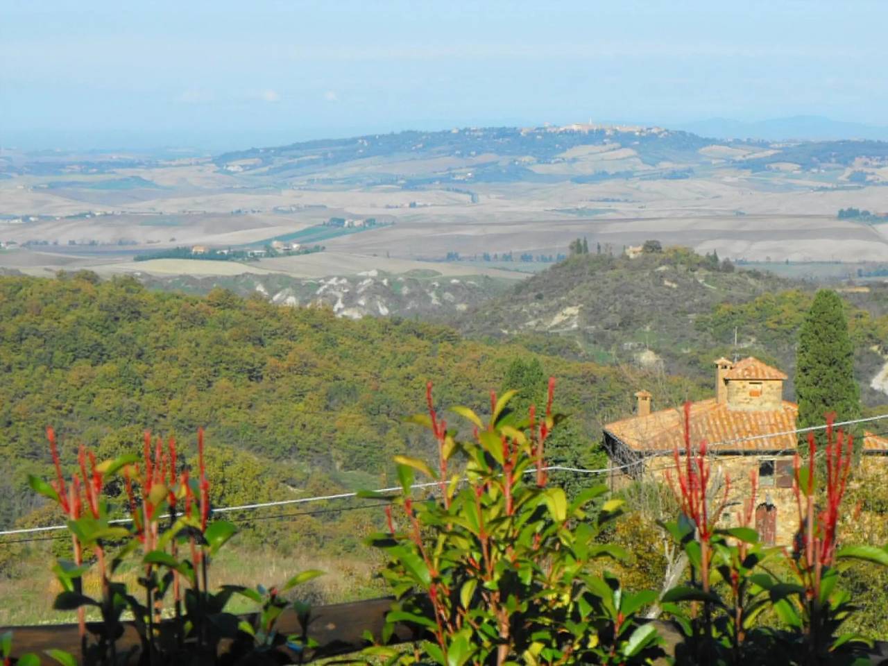 Ganze Wohnung, Villetta Pia mit herrlichem Blick auf das Val d'Orcia in Radicofani, Orciatal