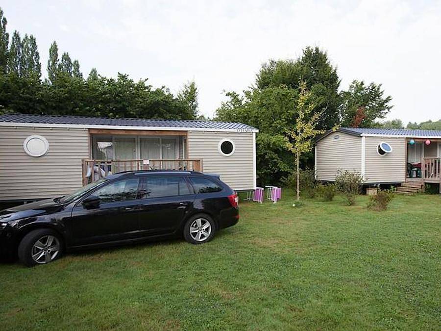 Camping Brantôme Peyrelevade - Mobilheim 4 personen - Der Patio in Brantôme en Périgord, Périgord Vert
