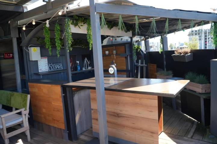 Camping für 10 Personen, mit Garten und Ausblick sowie Terrasse, mit Haustier in Polnische Ostsee