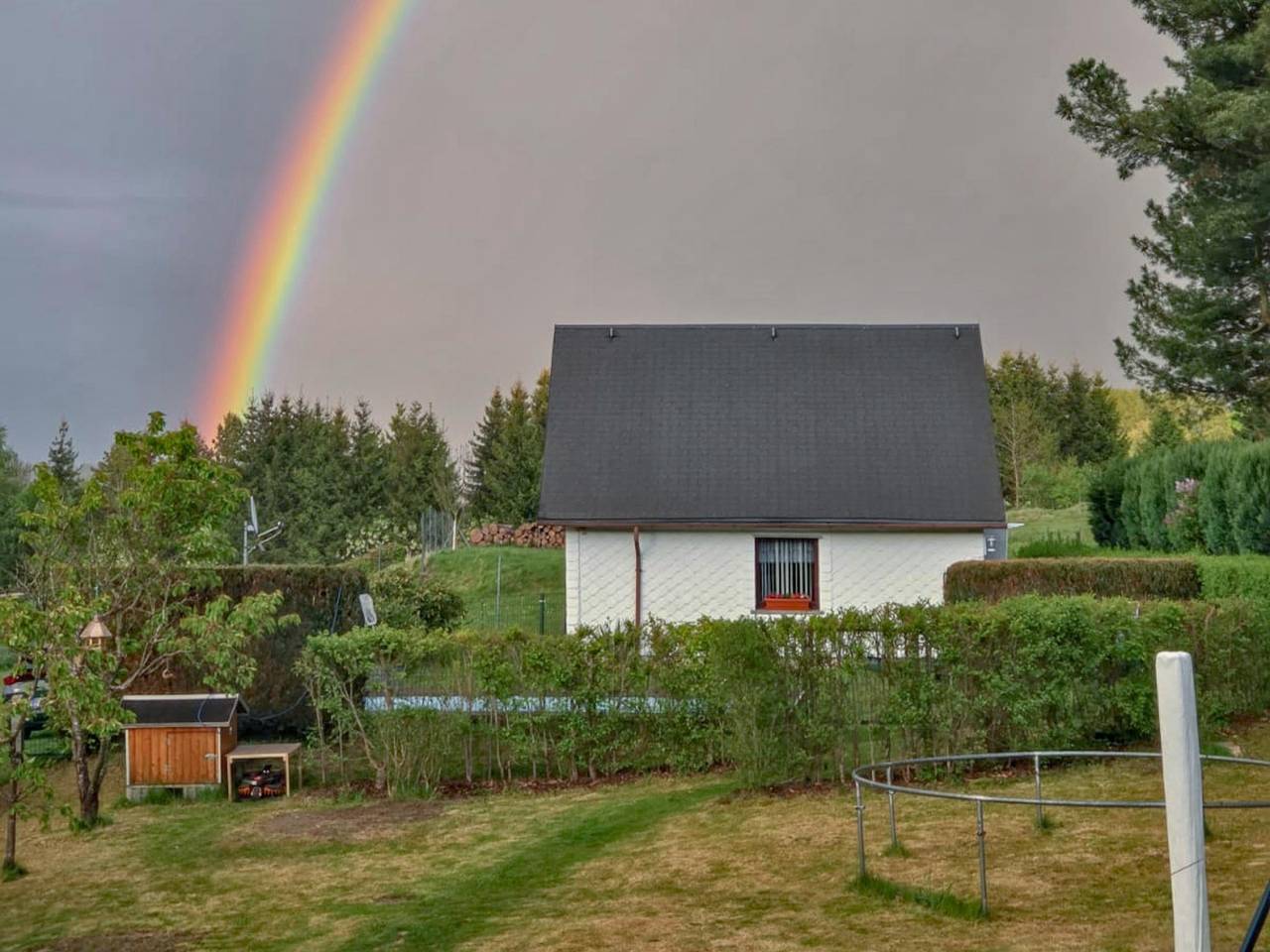 Ferienhäuschen im Thüringer Wald mit Pool in Altenfeld, Rennsteig