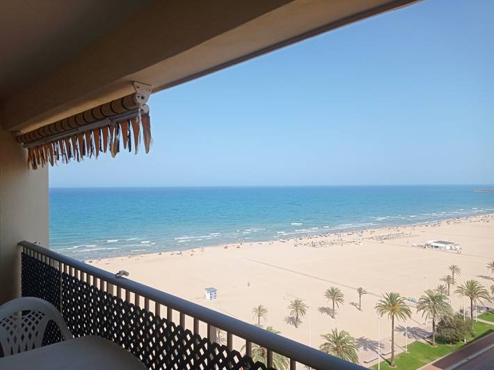 Gîte pour 2 personnes, avec vue sur l’océan et balcon, adapté aux familles à Playa de Gandía - 3