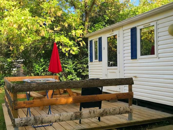 Camping La Bernede  - Mobilheim 4 personen - Super Mercure in Rennes-les-Bains, Regionaler Naturpark Corbières-Fenouillèdes