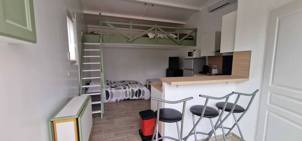 Estudio para 4 personas, con terraza - 1