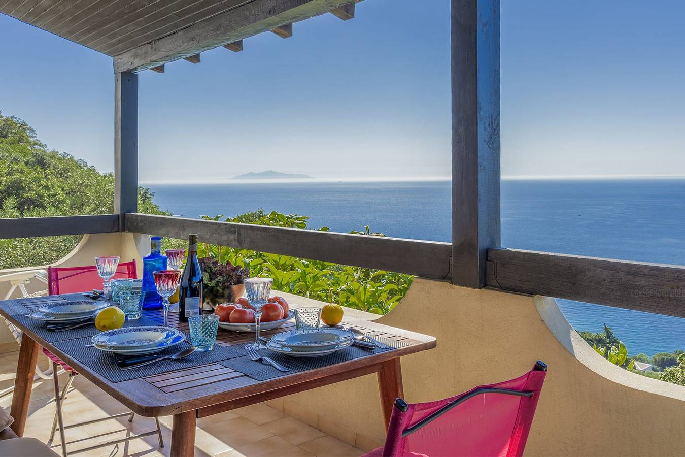 Casa Onda Di Luna – Maison avec vue mer panoramique à Erbalunga in Brando, Cap Corse