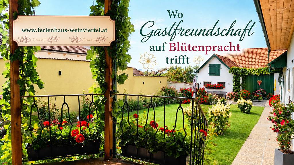 Ganze Ferienwohnung, Ferienhaus Weinviertel - Ferienhaus in Karlsdorf (Niederösterreich), Pernersdorf