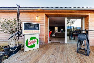 Gîte pour 9 personnes, avec jardin ainsi que balcon et vue à Lorp-Sentaraille