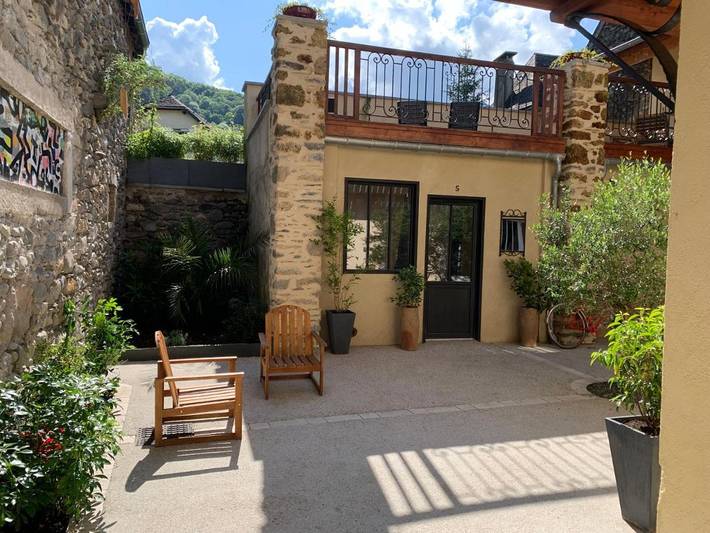 Gîte pour 2 personnes, avec terrasse, animaux acceptés à Bedous