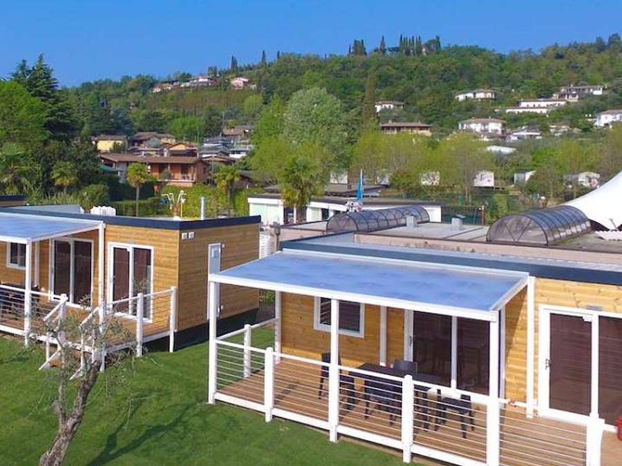 Camping Europa Silvella - Mobilhome 5 personas - Maxicaravan Rocca Miércoles/Miércoles in Manerba del Garda, Montañas Garda