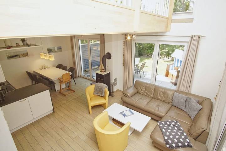 Ferienhaus für 6 Personen, mit Terrasse und Garten sowie Sauna
