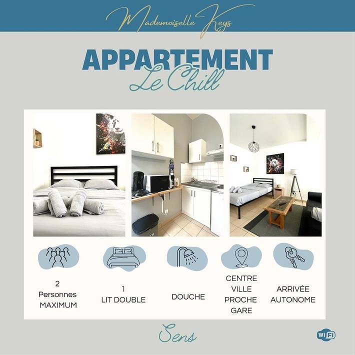 Gîte pour 2 personnes à Villeneuve-sur-Yonne - 2