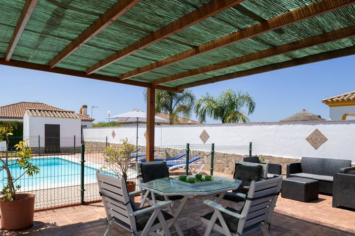 Casa rural con piscina para 6 personas, con Jardín en Costa de la Luz - 3