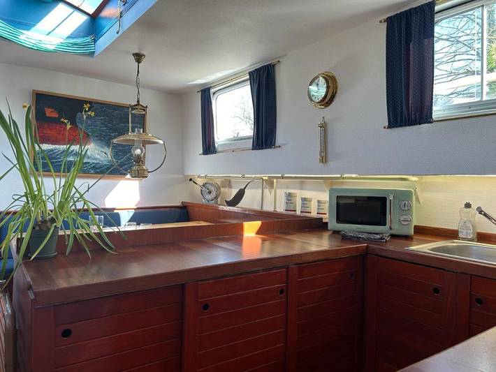 Bateau pour 2 personnes, avec terrasse et vue, animaux acceptés à Plobsheim - 3