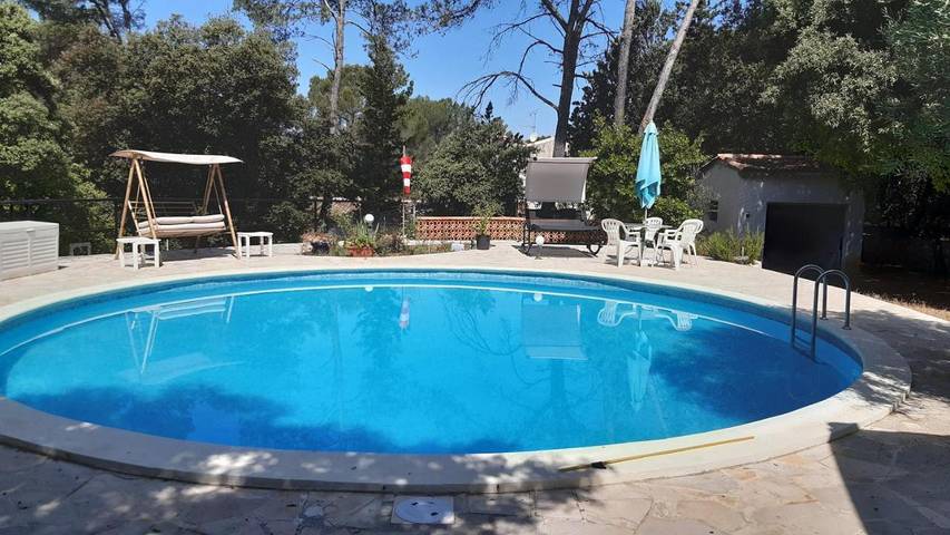 Maison de vacances pour 2 personnes, avec vue ainsi que piscine et jardin