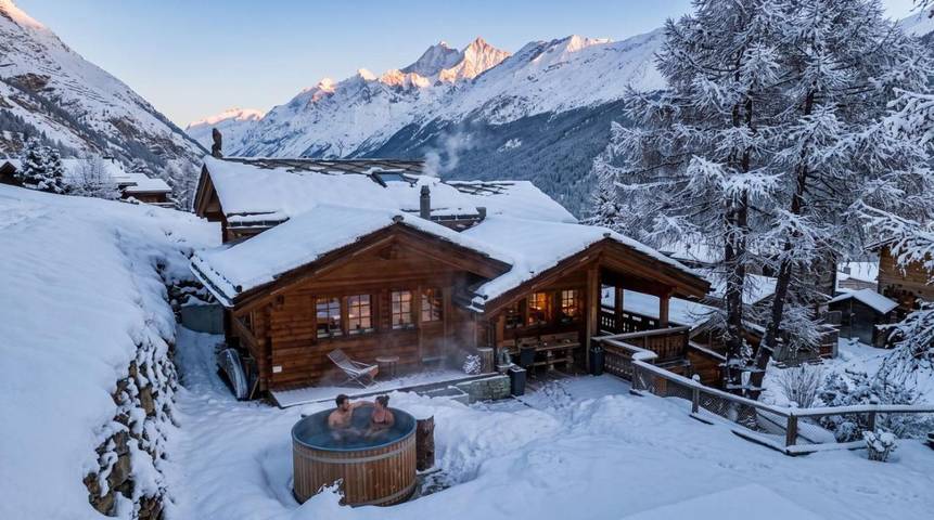Baita per 10 persone, con Balcone e Idromassaggio nonché Terrazza e Giardino a Zermatt