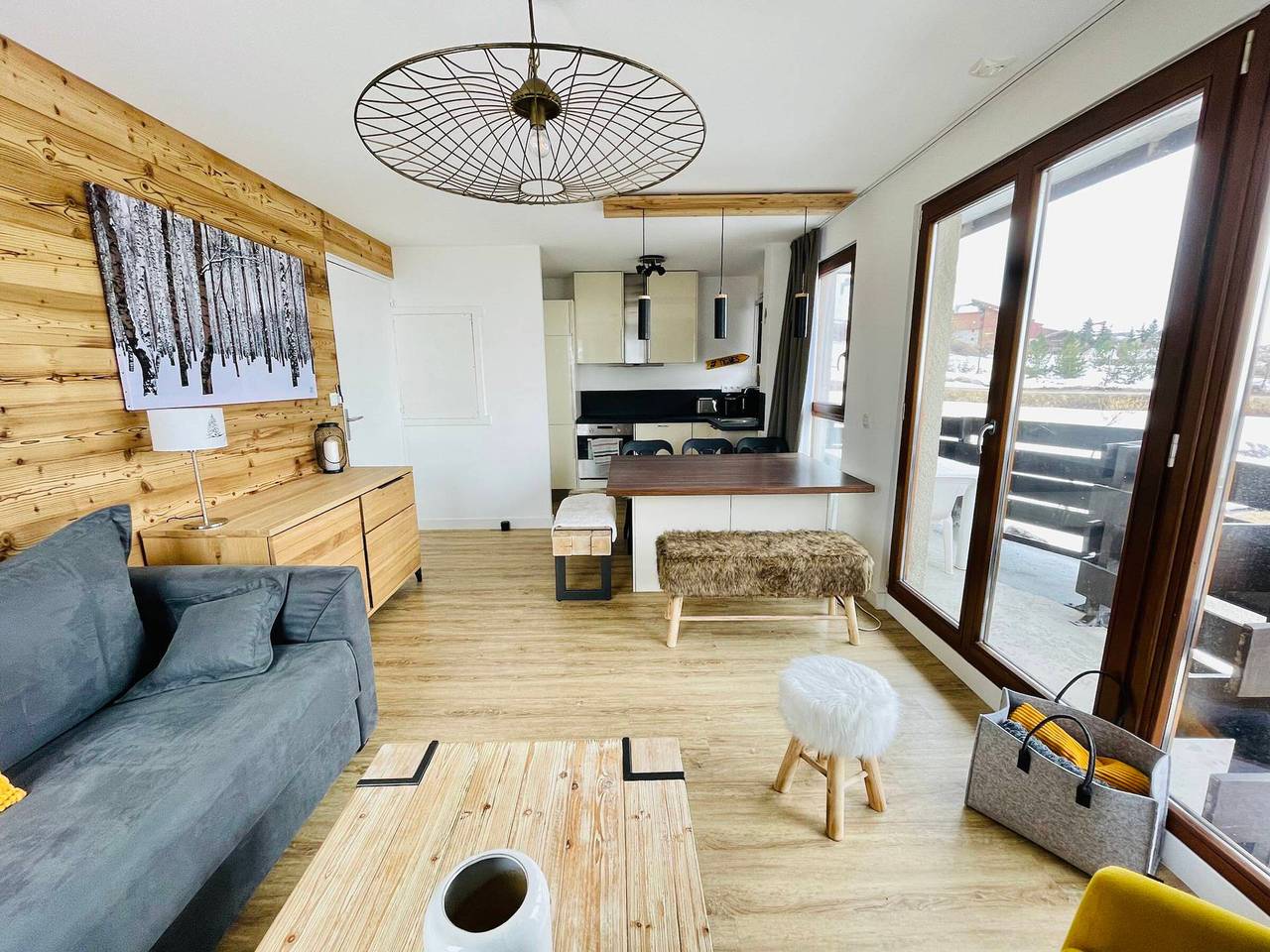 Appartement entier, Moderne 3 pièces calme pour 4-5 personnes avec wifi à Tignes in Tignes, Parc National de la Vanoise