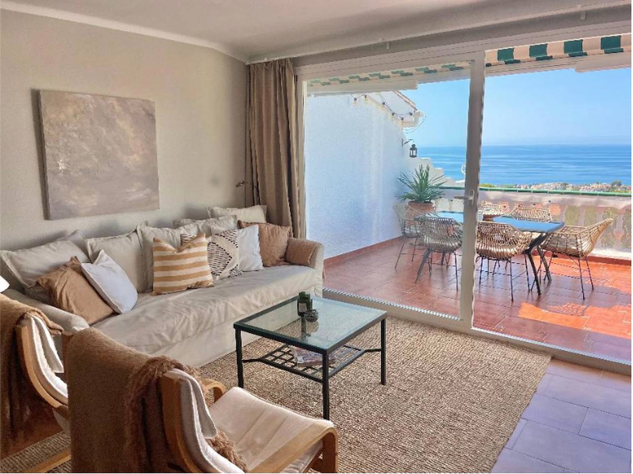 Holiday Home 'Casa Bella Vista' with Sea View, Wi-Fi and Air Conditioning in Nerja, Costa del Sol