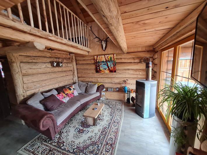 Ferienhaus für 5 Personen, mit Balkon und Terrasse sowie Garten und Sauna