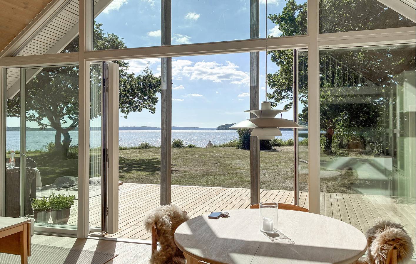 Ferienhaus für 6 Personen mit Seeblick in Skanderborg