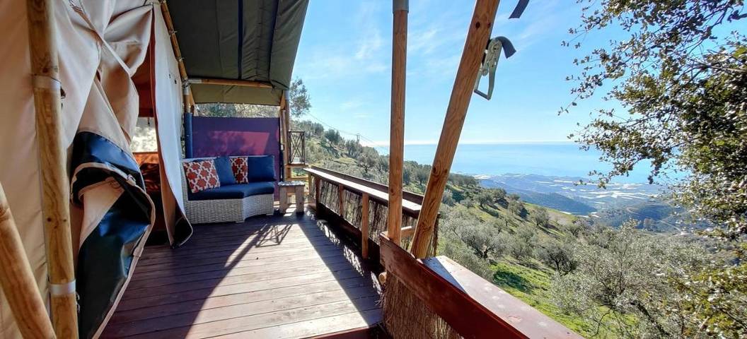 Tente pour 2 personnes, avec jardin ainsi que vue et piscine sur la Costa del Sol - 3
