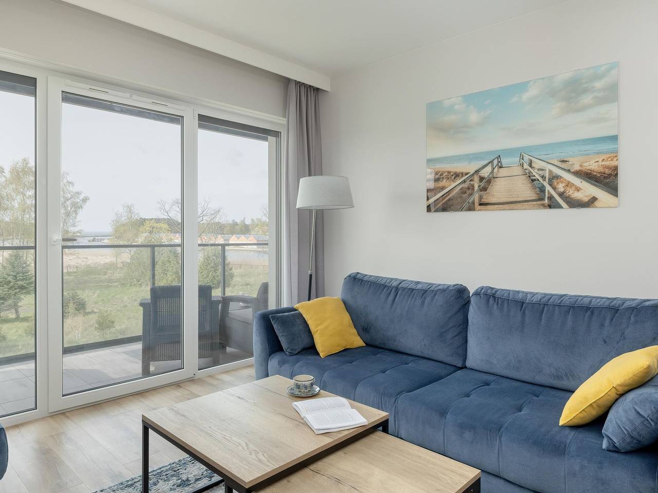 Ganze Wohnung, Apartment mit Blick auf den Fluss, Pool und Sauna in Dziwnów, Baltic Sea Pomerania