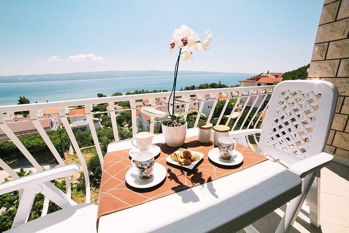 Studio dla 3 osób, z taras w Duće