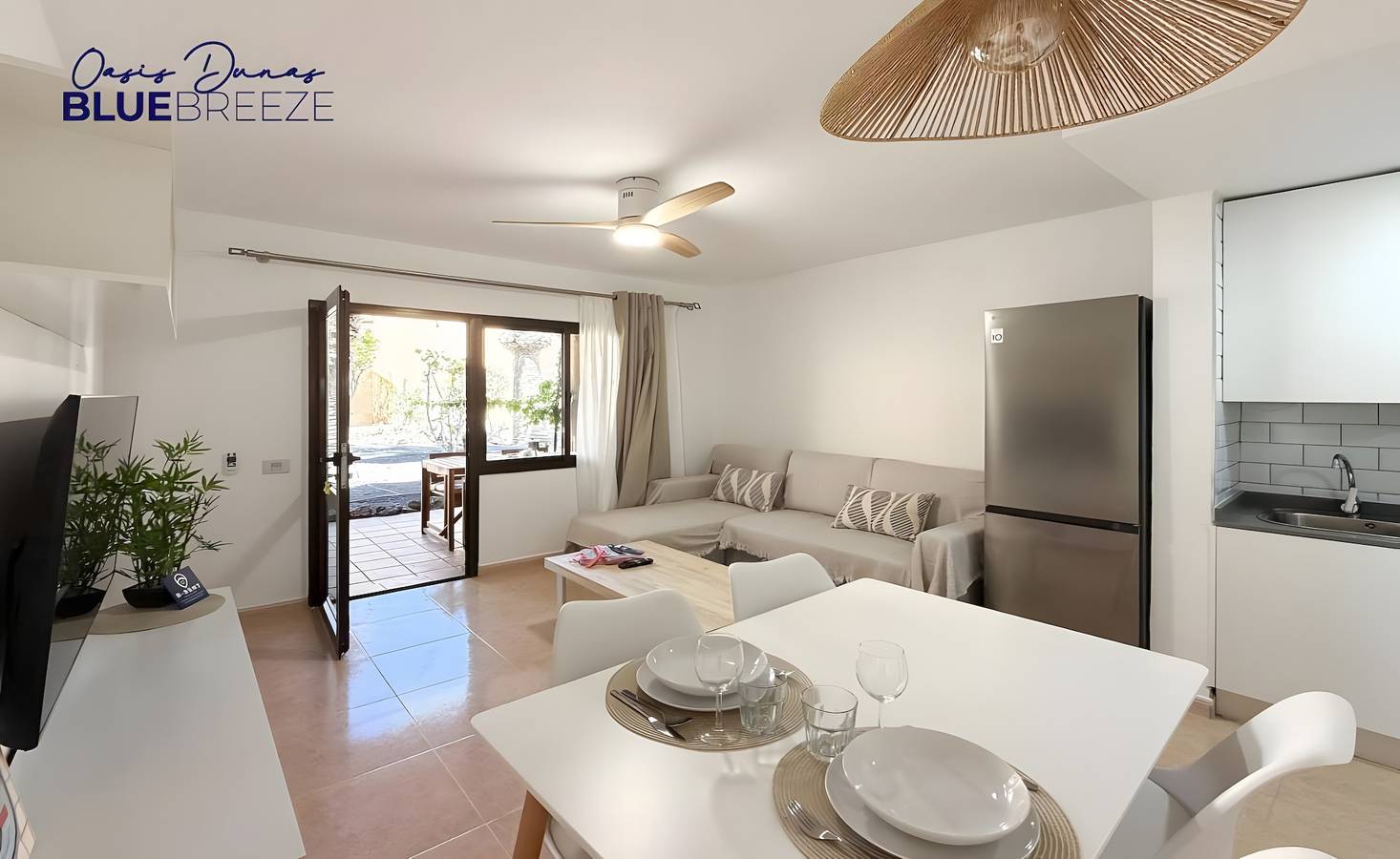 Apartamento inteiro, Oasis Dunas Blue Breeze Corralejo by B-Rent – Apartamento com Vista Jardim in Corralejo, La Oliva