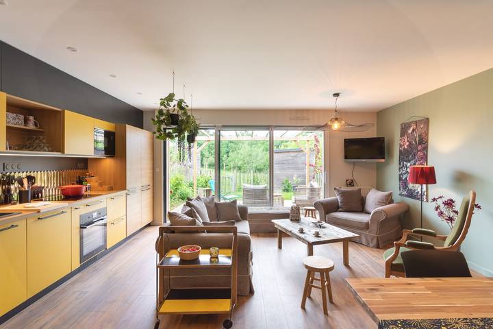 Maison de vacances pour 4 personnes, avec jardin et terrasse à Saint-Jacques-de-la-Lande