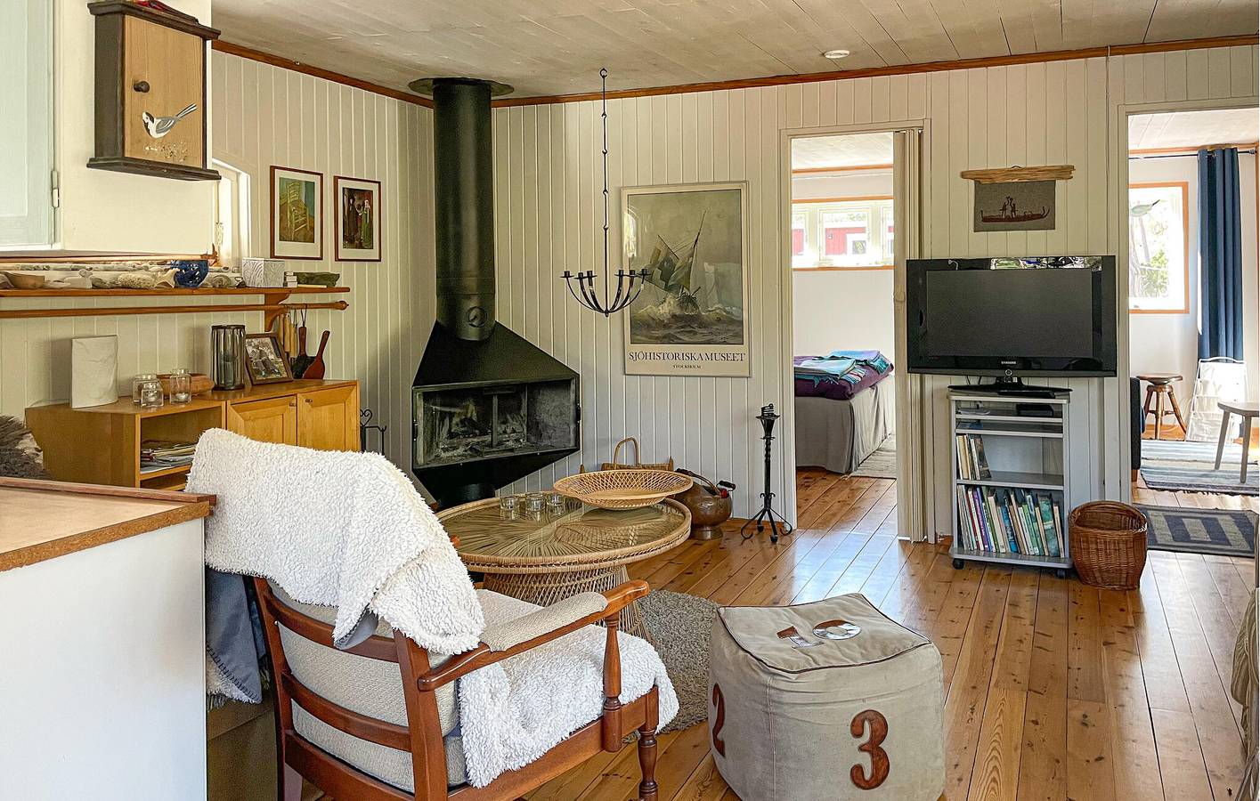 Feriehus for 6 personer med hage in Gotland