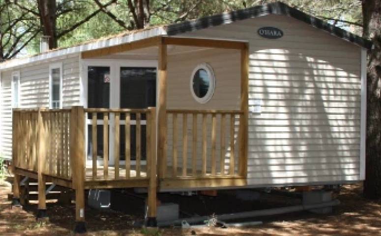 Mobil home pour 5 personnes, avec piscine ainsi que bassin pour enfant et terrasse à Saint-Sozy - 3