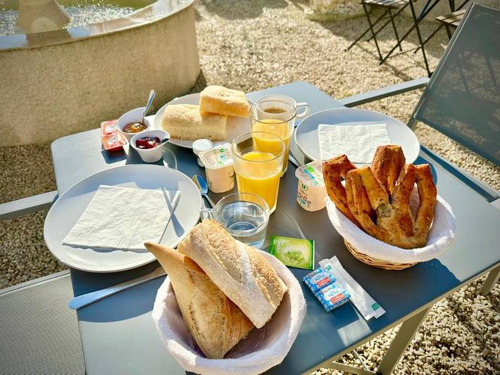 Gîte pour 2 personnes, avec piscine ainsi que vue et terrasse, animaux acceptés à Saint-Laurent-d'Aigouze - 4