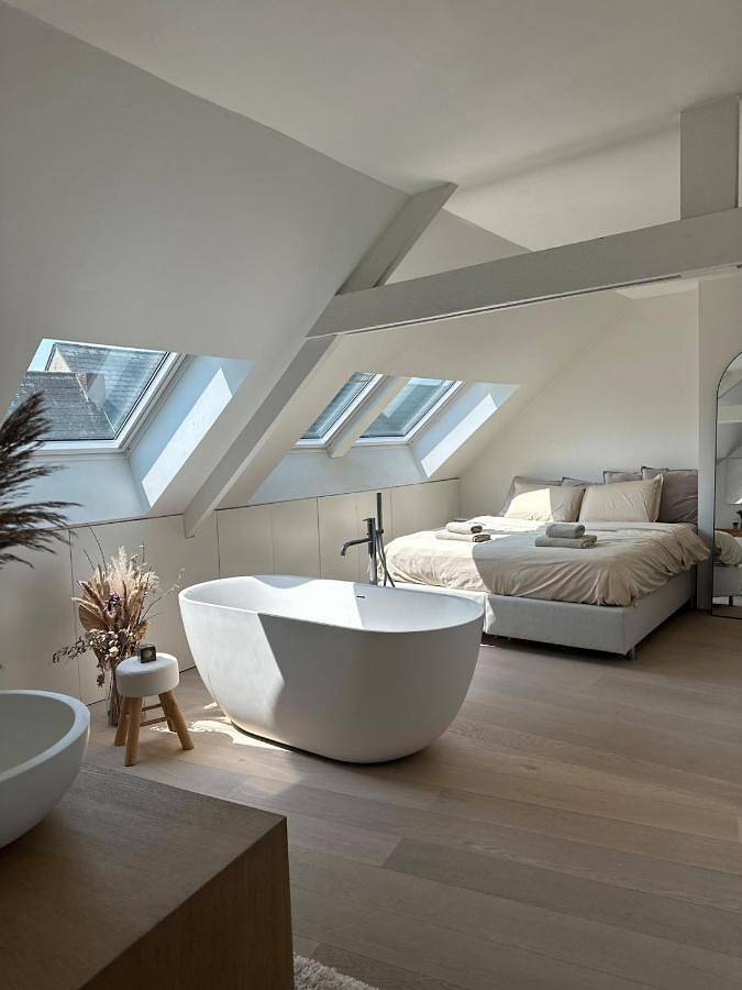 Appartement de vacances pour 4 personnes, avec Balcon ainsi que Terrasse et Vue