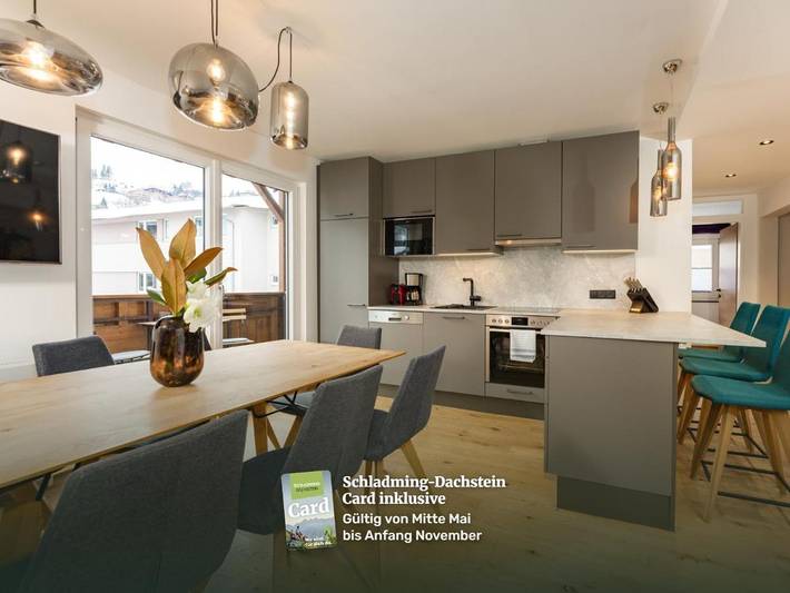 Ferienhaus für 7 Personen, mit Balkon und Garten sowie Ausblick in Schladming