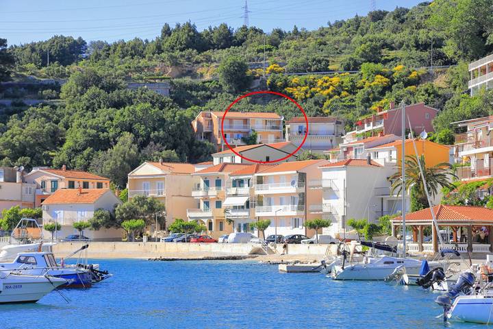 Apartamento entero, Apartamento para dos personas con terraza y vista al mar Podgora, Makarska A-2594-b in Podgora, Rivera de Makarska