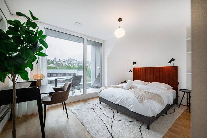Glamping voor 4 personen, met balkon in Luxemburg