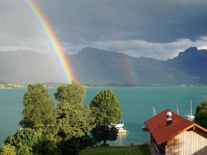 Ferienwohnung für 3 Personen, mit Terrasse und Garten sowie Sauna und Seeblick in Rieden - 4