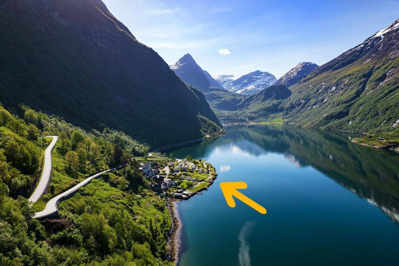 Geirangerfjorden Feriesenter in Stranda