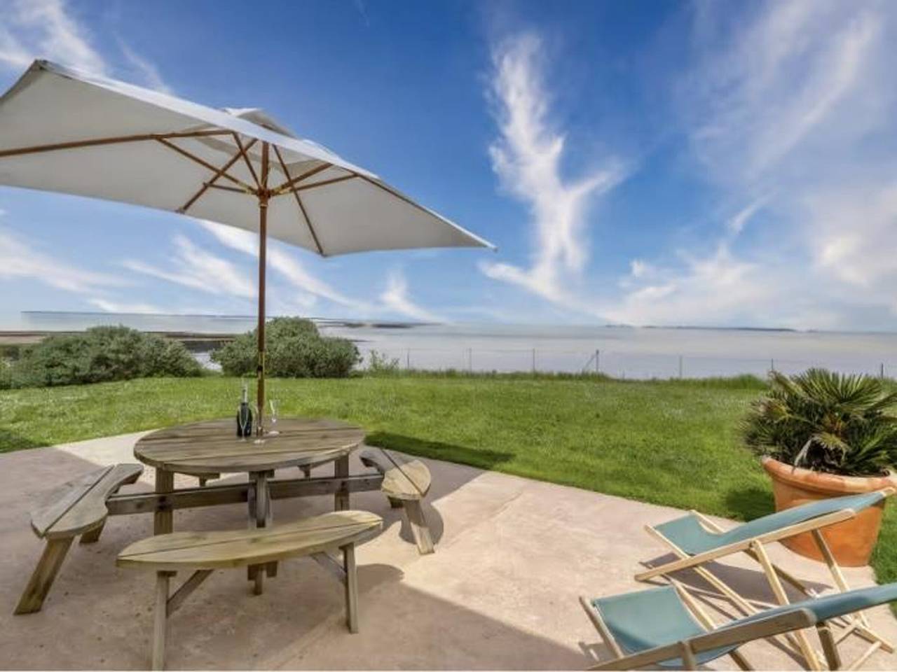 Casa de carácter, vista panorámica al mar - 8 pers. in Île Madame, Port-des-Barques