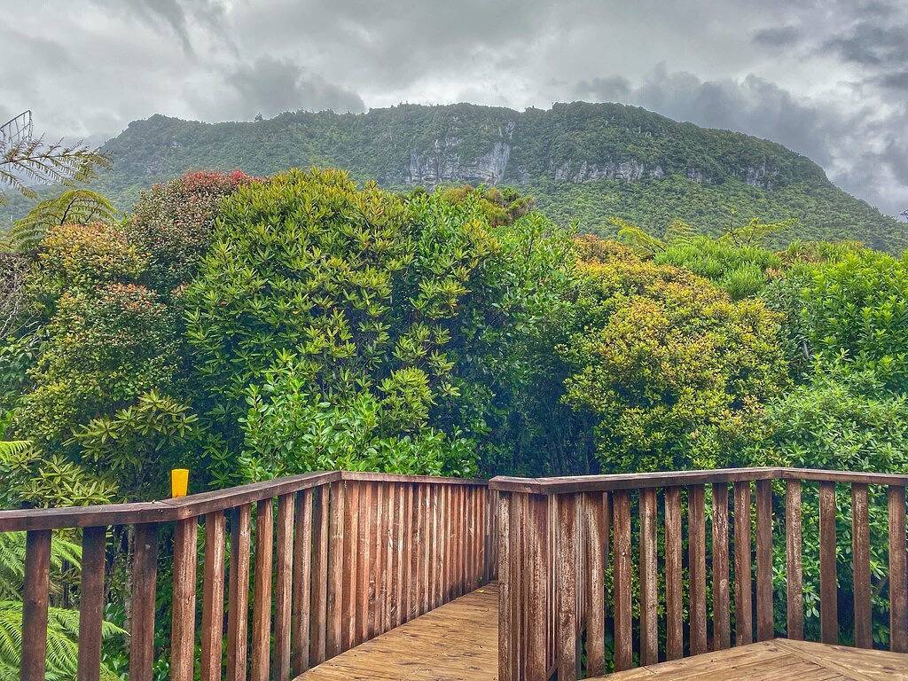 Atemberaubende Aussicht auf Parinui in West Coast (Neuseeland)