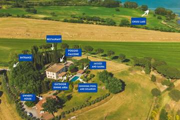 Villa per 16 Persone in Castiglione del Lago, Lago Trasimeno, Foto 3