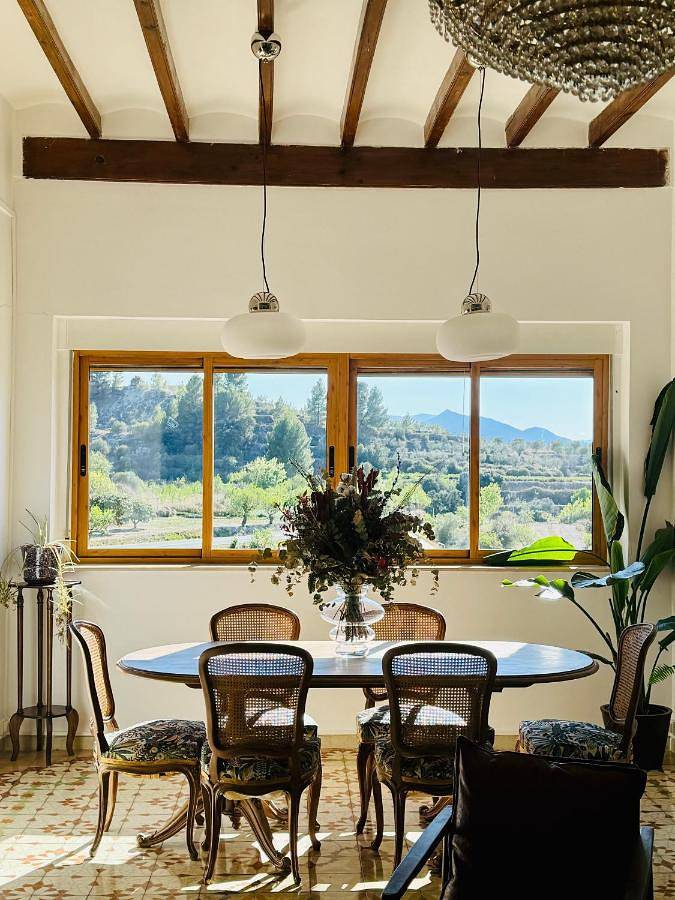 Casa rural para 8 personas, con terraza y vistas en Condado de Cocentaina