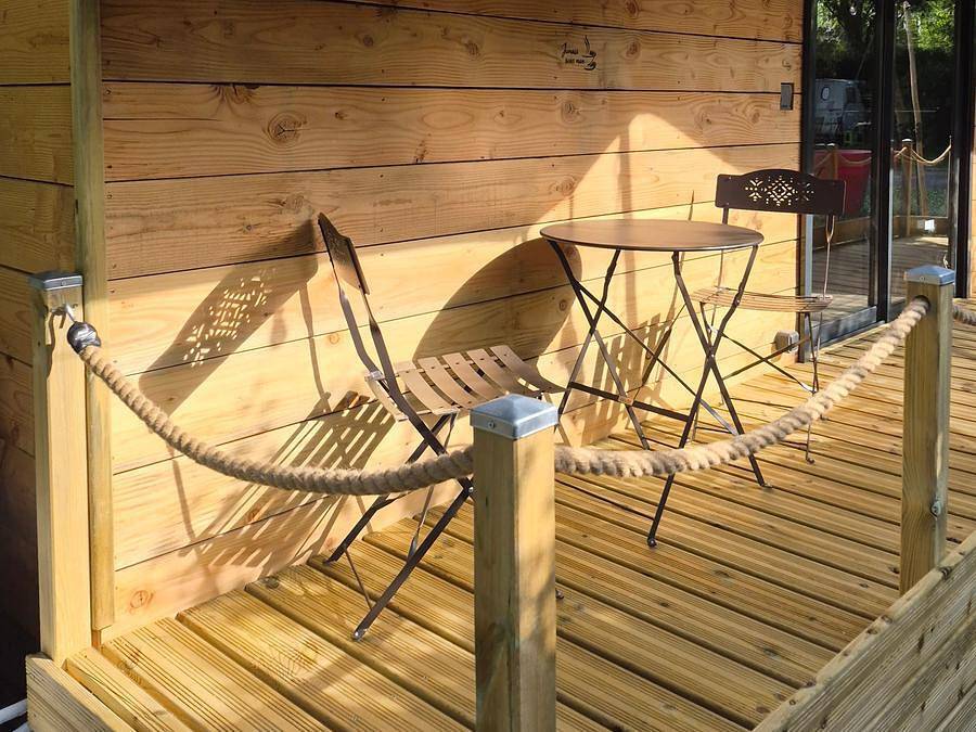 Camping Le Moulin Du Roy - Safarizelt 3 personen - Holzhütte Glamping unter Sahara-Leinwand in Revel, Lauragais