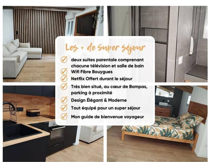 Location de vacances pour 4 personnes, avec balcon à Bompas - 4