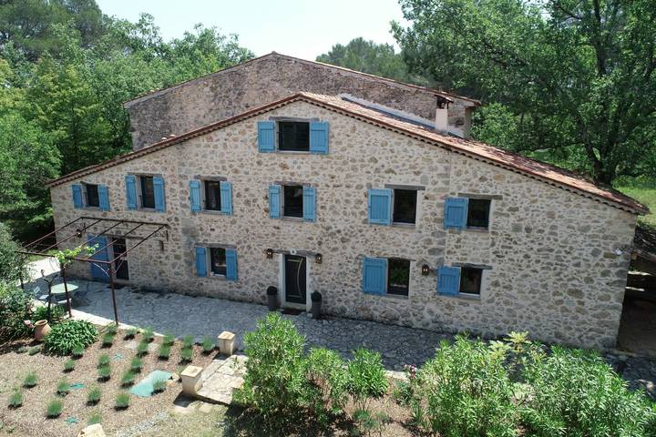 Gîte pour 10 personnes, avec piscine, animaux acceptés à Saint-Paul-en-Forêt - 3