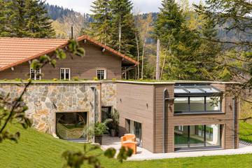Chalet pour 10 personnes, avec jardin ainsi que terrasse et sauna à Ventron