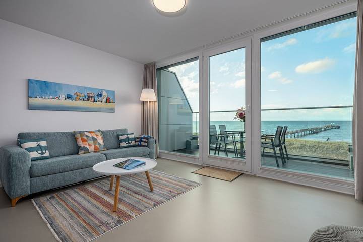 Ferienwohnung für 4 Personen, mit Balkon und Balkon/Terrasse sowie Garten